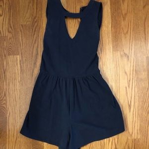 Hollister XS navy blue romper